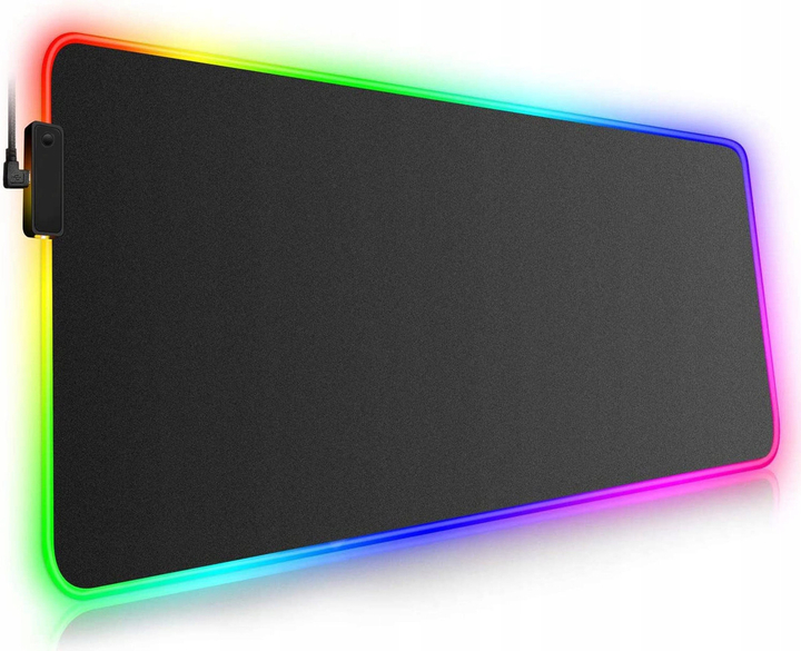 Large 80×30 cm Gaming Mat with RGB Lighting
